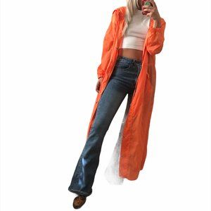 Neon Lightweight Duster Jacket